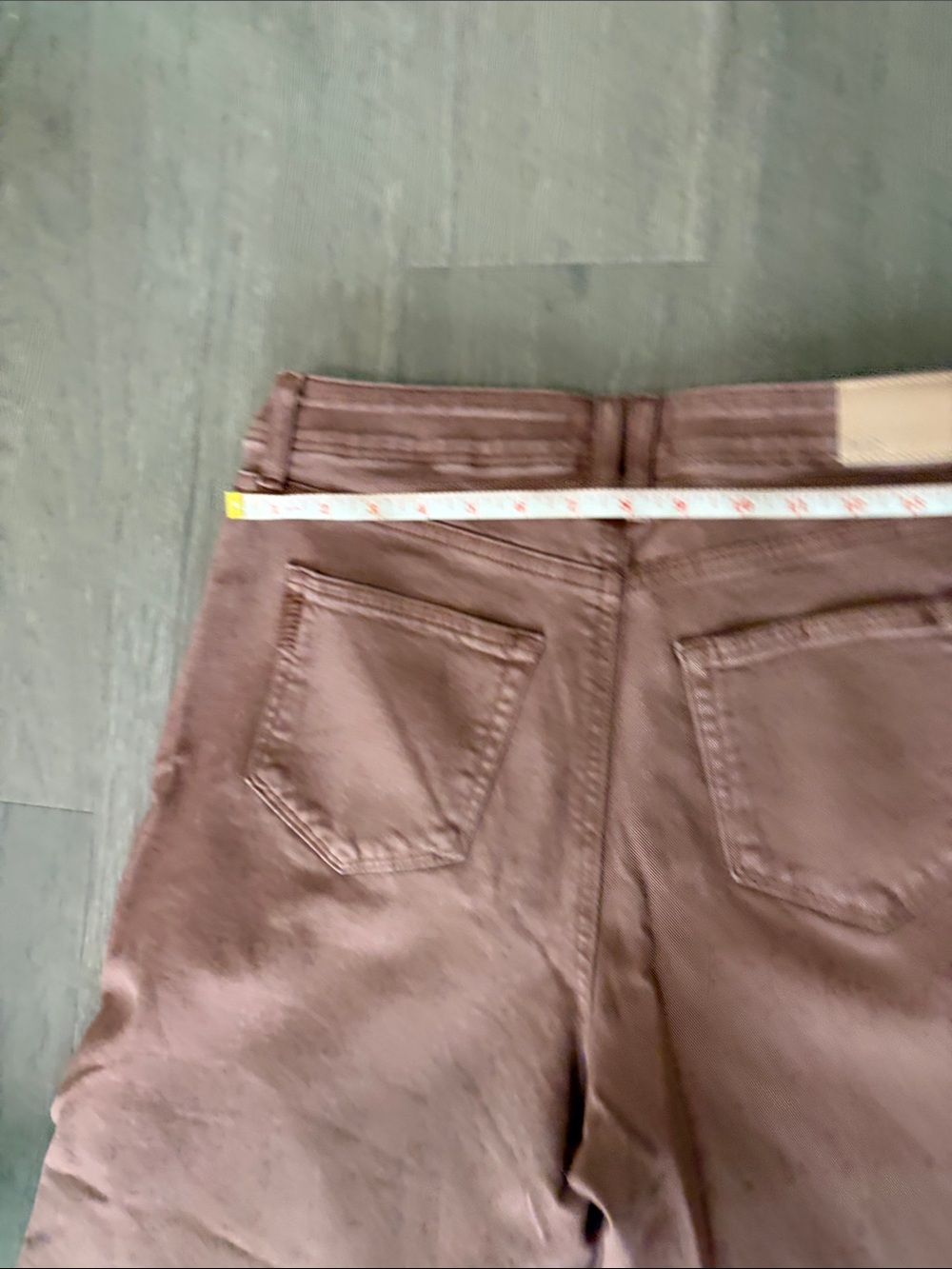 PAIGE Wide-Leg Jeans in Burnt Copper Anessa - Picture 6 of 6